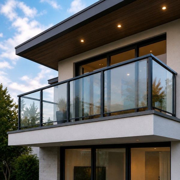 Aluminium Glass Railings cove-3