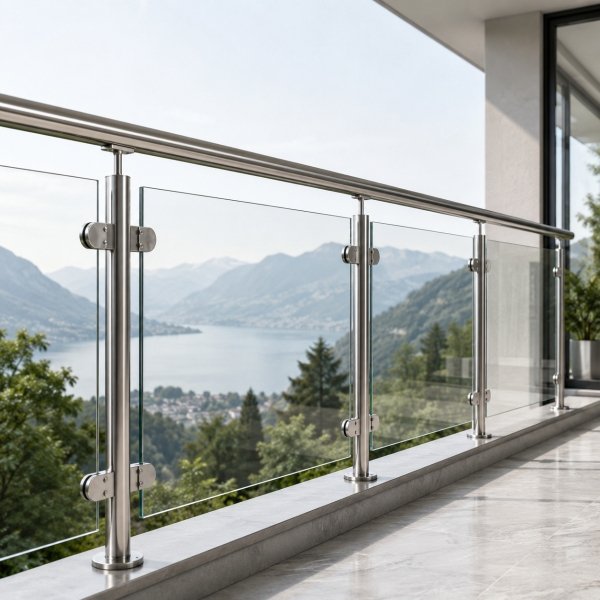 Stainless Steel Material Glass Railing-1