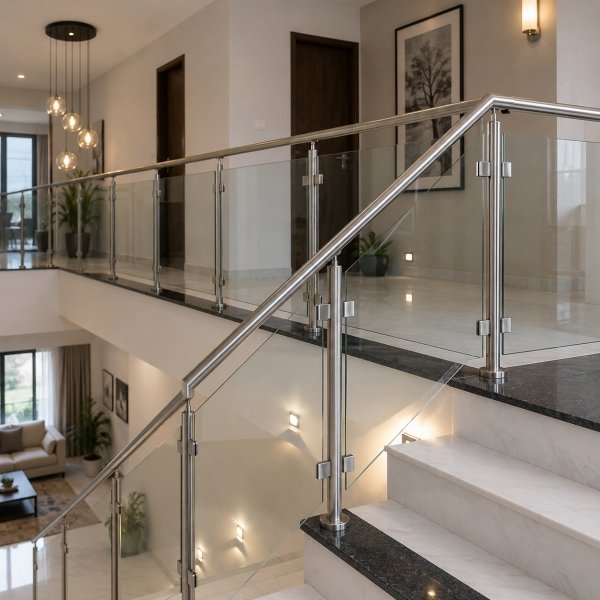 Stainless Steel Material Glass Railing-3